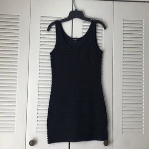 Black fitted dress